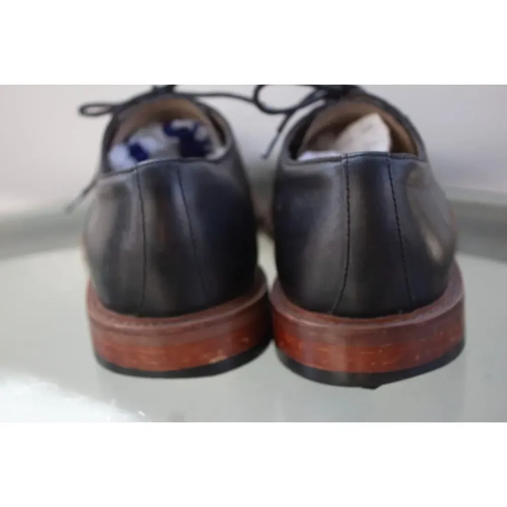 BANANA REPUBLIC‎ Ortholite Italian Leather Black Dress Oxfords Shoes Mens Sz 10